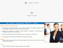 Tablet Screenshot of bestfitrecruitment.co.in